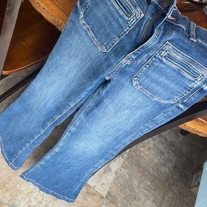 Dark wash American Eagle flare jeans